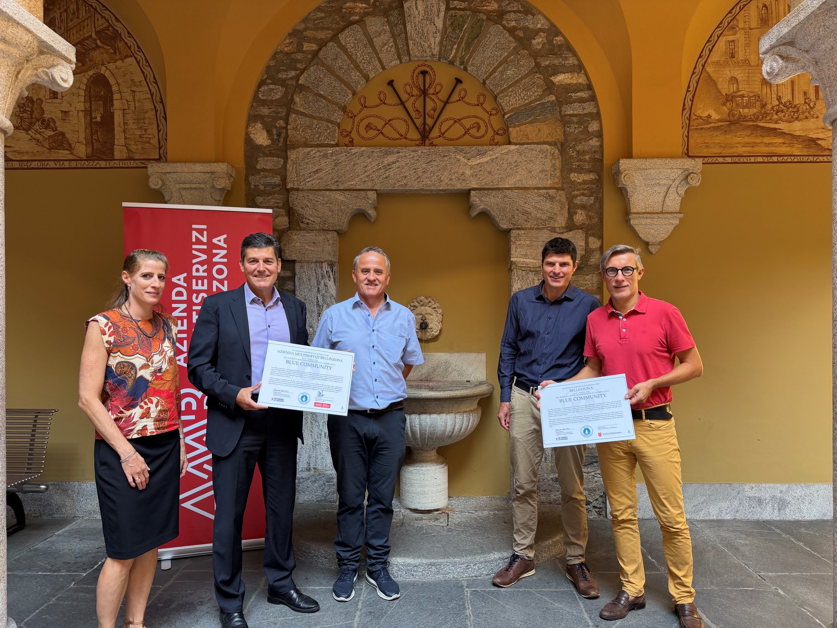 Bellinzona e AMB diventano Blue Community