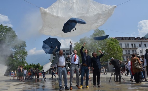 Inaugurata «La Nuvola Piovasca»